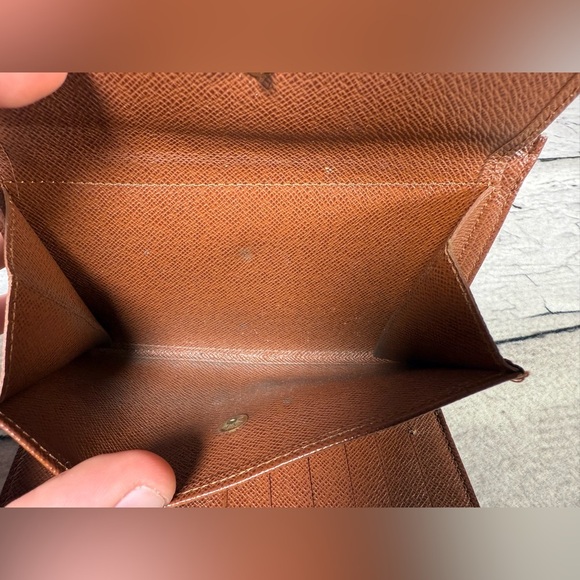 Louis Vuitton Porte Tresor Etui Papier Trifold Wallet Monogram Canvas Leather - Picture 11 of 16